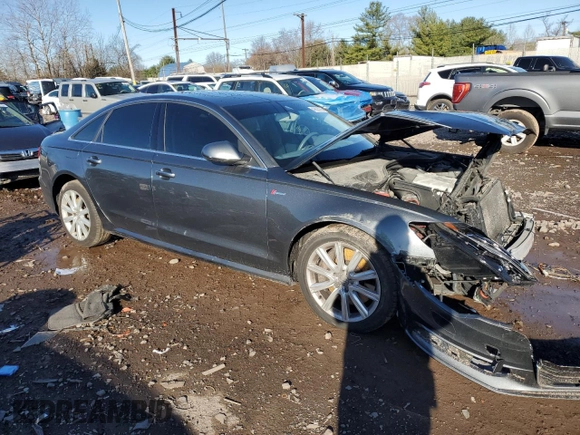 2015 Audi A6 3.0T Prestige with VIN WAUHGAFC0FN038956, listed as a Copart auction lot 49525755 with 135,972 mi miles and Salvage Title. Bid and sale history available at carsss.com. Image 4.