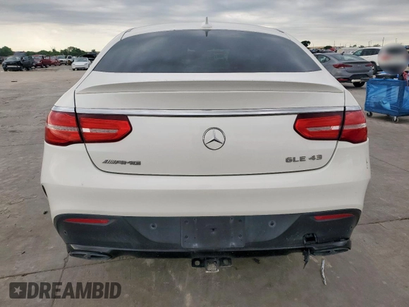 2018 Mercedes-Benz GLE 43 AMG with VIN 4JGED6EB5JA103350, listed as a Copart auction lot 54871125 with 145,149 mi miles and Salvage title. Bid and sale history available at DreamBid. Image 6.