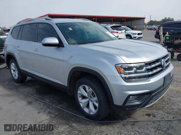 2018 Volkswagen Atlas SE with VIN 1V2KR2CA7JC546436, listed as a IAAI auction lot 41739327 with 123,916 mi miles and . Bid and sale history available at DreamBid. Image 1.