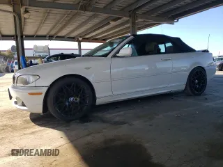2006 BMW 3 Series 330Ci with VIN WBABW53426PZ41756, listed as a Copart auction lot 50221475 with 129,340 mi miles and Salvage Title. Bid and sale history available at carsss.com. Image 1.
