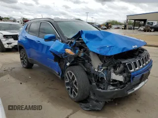 2019 Jeep Compass Limited with VIN 3C4NJDCB1KT647844, listed as a Copart auction lot 49982345 with 77,063 mi miles and Clean title. Bid and sale history available at DreamBid. Image 4.
