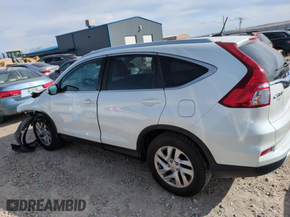 2015 Honda CR-V EX-L with VIN 5J6RM4H7XFL111385, listed as a Copart auction lot 48588225 with 129,162 mi miles and Salvage Title. Bid and sale history available at carsss.com. Image 2.