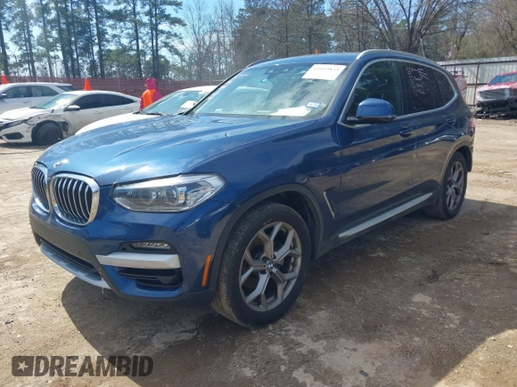 2021 BMW X3 sDrive30i with VIN 5UXTY3C09M9E25058, listed as a IAAI auction lot 41619833 with 94,179 mi miles and . Bid and sale history available at DreamBid. Image 19.