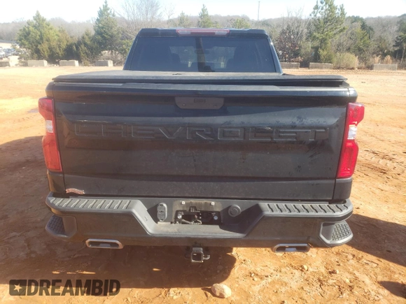 2021 Chevrolet Silverado 1500 RST with VIN 1GCUYEET7MZ394429, listed as a Copart auction lot 41512345 with 50,723 mi miles and Salvage Title. Bid and sale history available at carsss.com. Image 6.