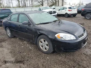 2008 Chevrolet Impala LT with VIN 2G1WT58N281293648, listed as a Copart auction lot 55406975 with 188,080 mi miles and Salvage Title. Bid and sale history available at DreamBid. Image 4.