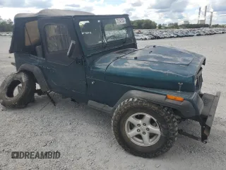 1995 Jeep Wrangler S with VIN 1J4FY19P6SP296140, listed as a Copart auction lot 72147134 with 182,049 mi miles and Salvage Title. Bid and sale history available at carsss.com. Image 4.
