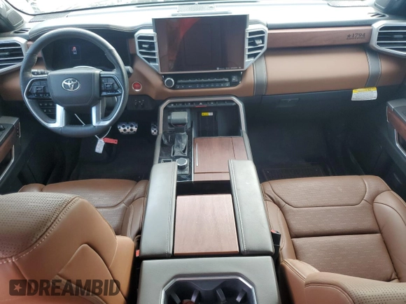 2024 Toyota Tundra 1794 Edition with VIN 5TFMC5DB1RX045003, listed as a Copart auction lot 46123005 with 16,881 mi miles and Salvage title. Bid and sale history available at DreamBid. Image 8.