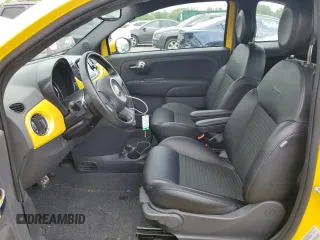 2016 FIAT 500 Sport z VIN 3C3CFFBRXGT155408, wystawiony jako Copart lot #53004854 z przebiegiem 35 188 mil mil oraz Szkoda całkowita • Salvage title. Historia ofert i sprzedaży dostępna na DreamBid. Obrazek 7.