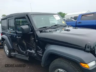 2018 Jeep Wrangler Unlimited Sport S with VIN 1C4HJXDG3JW150232, listed as a IAAI auction lot 42379385 with 60,679 mi miles and . Bid and sale history available at DreamBid. Image 13.