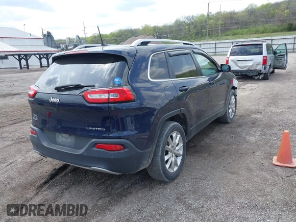 2016 Jeep Cherokee Limited z VIN 1C4PJMDB6GW260957, wystawiony jako IAAI lot #42120061 z przebiegiem 148 839 mil mil oraz . Historia ofert i sprzedaży dostępna na DreamBid. Obrazek 4.