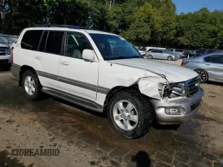 2004 Toyota Land Cruiser with VIN JTEHT05J542066724, listed as a Copart auction lot 74888234 with 244,845 mi miles and Salvage Title. Bid and sale history available at carsss.com. Image 4.
