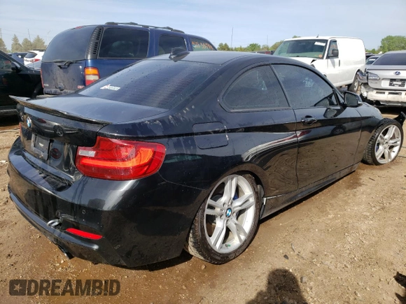 2016 BMW 2 Series M235i with VIN WBA1J7C52GV359829, listed as a Copart auction lot 52137103 with 47,053 mi miles. Bid and sale history available at carsss.com. Image 3.
