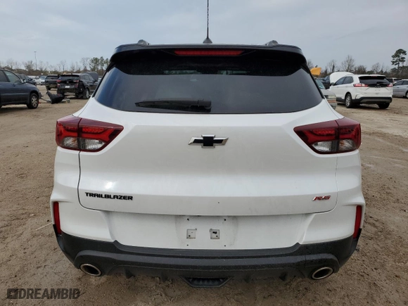 2023 Chevrolet TrailBlazer RS with VIN KL79MTSL5PB153957, listed as a Copart auction lot 47112405 with 16,237 mi miles and Salvage Title. Bid and sale history available at carsss.com. Image 6.