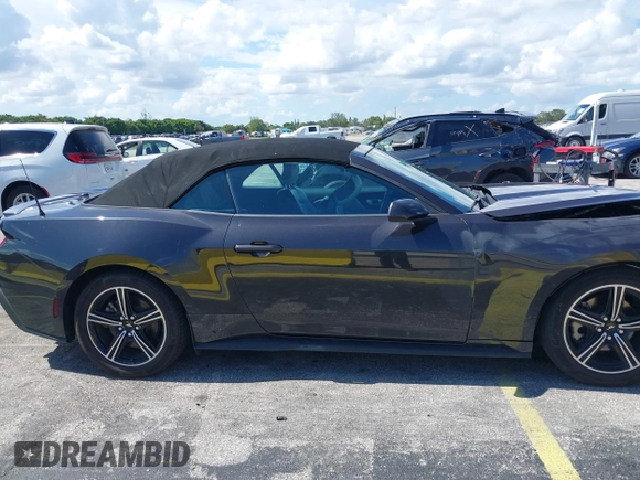 2024 Ford Mustang EcoBoost with VIN 1FAGP8UH9R5123133, listed as a IAAI auction lot 42538350 with 33,581 mi miles and . Bid and sale history available at DreamBid. Image 13.