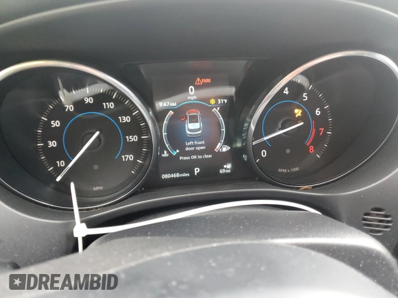 2018 Jaguar F-Pace 25t Premium z VIN SADCJ2FX1JA271384, wystawiony jako Copart lot #44005175 z przebiegiem 80 468 mil mil oraz Szkoda całkowita • Salvage title. Historia ofert i sprzedaży dostępna na DreamBid. Obrazek 9.
