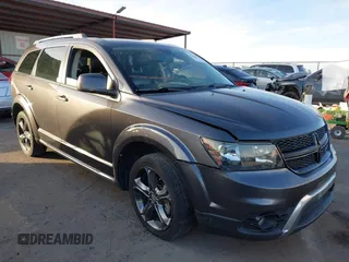 2015 Dodge Journey Crossroad z VIN 3C4PDCGB7FT686464, wystawiony jako IAAI lot #41242825 z przebiegiem 84 410 mil mil oraz . Historia ofert i sprzedaży dostępna na DreamBid. Obrazek 1.