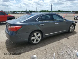 2010 Lexus LS 460 with VIN JTHBL5EF7A5091846, listed as a Copart auction lot 53911275 with 168,398 mi miles and Salvage Title. Bid and sale history available at carsss.com. Image 3.
