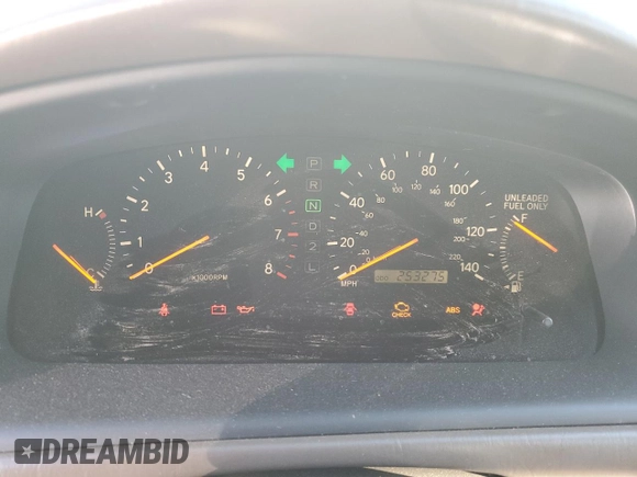 2001 Lexus ES 300 with VIN JT8BF28G410323925, listed as a Copart auction lot 44981615 with 253,275 mi miles and Salvage Title. Bid and sale history available at carsss.com. Image 9.