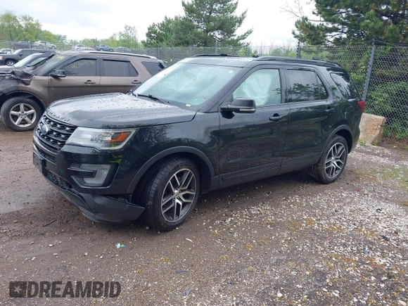 2017 Ford Explorer Sport with VIN 1FM5K8GT4HGC30394, listed as a IAAI auction lot 42385089 with 116,698 mi miles and . Bid and sale history available at DreamBid. Image 2.