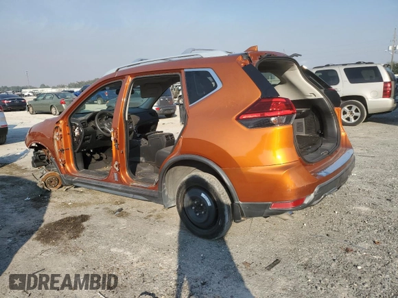 2017 Nissan Rogue SV with VIN 5N1AT2MT5HC845492, listed as a Copart auction lot 43033955 with 115,205 mi miles and Salvage Title. Bid and sale history available at carsss.com. Image 2.