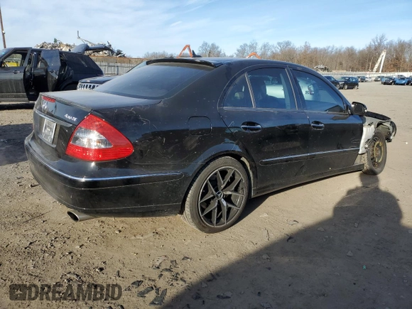 2007 Mercedes-Benz E 550 with VIN WDBUF90X07X223866, listed as a Copart auction lot 50522085 with 118,100 mi miles and Salvage Title. Bid and sale history available at carsss.com. Image 3.