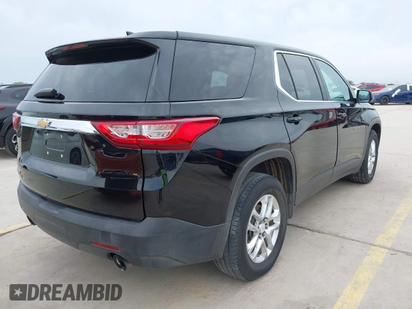 2018 Chevrolet Traverse LS with VIN 1GNERFKW3JJ138537, listed as a IAAI auction lot 42137386 with 119,208 mi miles and . Bid and sale history available at DreamBid. Image 4.