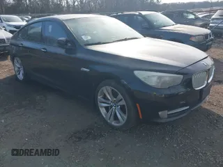 2010 BMW 5 Series GT 550i with VIN WBASN4C59AC208450, listed as a IAAI auction lot 41648040 with Not Provided miles. Bid and sale history available at carsss.com. Image 1.