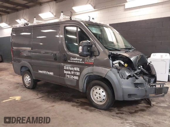 2017 Ram ProMaster Cargo with VIN 3C6TRVNG6HE511003, listed as a IAAI auction lot 41732948 with 97,846 mi miles. Bid and sale history available at carsss.com. Image 1.