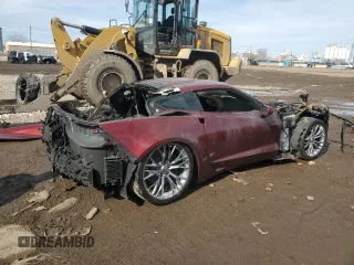 2016 Chevrolet Corvette Z06 3LZ with VIN 1G1YU2D64G5612824, listed as a Copart auction lot 47234055 with Not provided miles and Salvage title. Bid and sale history available at DreamBid. Image 3.