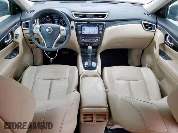 2016 Nissan Rogue SL with VIN 5N1AT2MT9GC821596, listed as a Copart auction lot 54309875 with 48,414 mi miles and Salvage Title. Bid and sale history available at DreamBid. Image 8.