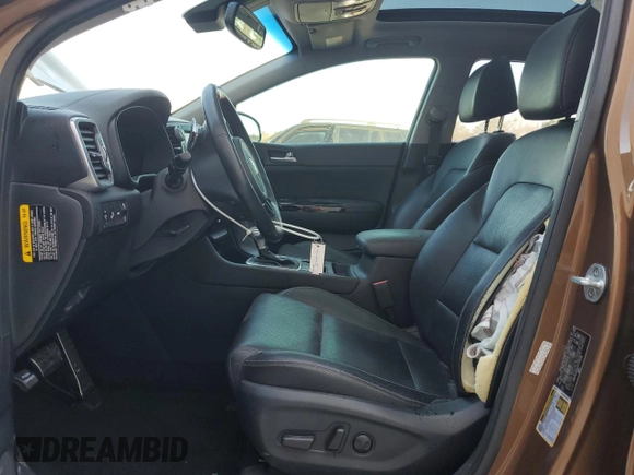 2017 Kia Sportage SX Turbo with VIN KNDPR3A66H7173548, listed as a Copart auction lot 46892905 with 87,876 mi miles and Non repairable. Bid and sale history available at DreamBid. Image 7.