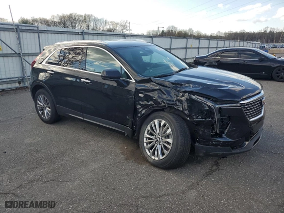 2024 Cadillac XT4 FWD Premium Luxury with VIN 1GYFZCR41RF205418, listed as a Copart auction lot 53528545 with 20,376 mi miles and Clean Title. Bid and sale history available at carsss.com. Image 4.