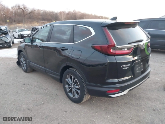2020 Honda CR-V EX-L with VIN 5J6RW2H8XLL023150, listed as a IAAI auction lot 41043171 with 31,803 mi miles. Bid and sale history available at carsss.com. Image 3.