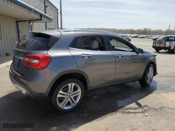 2018 Mercedes-Benz GLA with VIN WDCTG4EBXJJ410840, listed as a Copart auction lot 50708705 with 105,805 mi miles and Salvage Title. Bid and sale history available at carsss.com. Image 3.