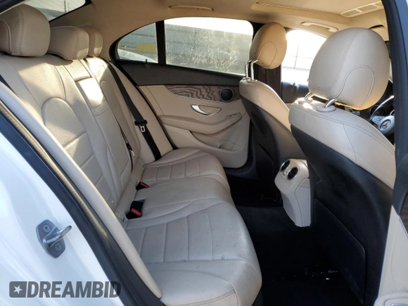 2018 Mercedes-Benz C with VIN 55SWF4JB6JU265829, listed as a Copart auction lot 48413495 with 66,806 mi miles and Salvage Title. Bid and sale history available at carsss.com. Image 10.