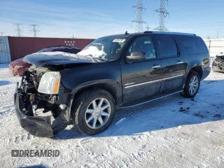 2012 GMC Yukon XL Denali with VIN 1GKS1MEF0CR287371, listed as a Copart auction lot 45359785 with 148,559 mi miles and Salvage Title. Bid and sale history available at carsss.com. Image 1.