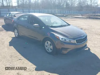 2017 Kia Forte LX with VIN 3KPFK4A76HE143867, listed as a IAAI auction lot 41623307 with 64,097 mi miles. Bid and sale history available at carsss.com. Image 1.