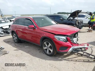 2017 Mercedes-Benz GLC with VIN WDC0G4JB5HF213354, listed as a IAAI auction lot 41939260 with 106,606 mi miles. Bid and sale history available at carsss.com. Image 1.