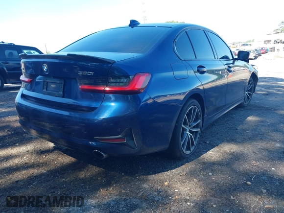 2019 BMW 3 Series 330i xDrive with VIN WBA5R7C59KAJ83727, listed as a IAAI auction lot 42244312 with 69,680 mi miles and . Bid and sale history available at DreamBid. Image 4.