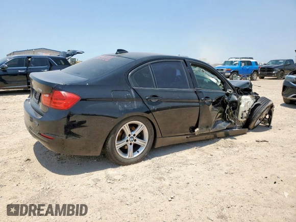 2015 BMW 3 Series 328i with VIN WBA3A5C58FF609385, listed as a Copart auction lot 61443955 with 195,705 mi miles and Salvage title. Bid and sale history available at DreamBid. Image 3.