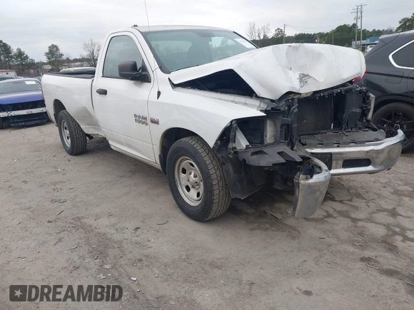 2016 Ram 1500 Tradesman with VIN 3C6JR6DT2GG261791, listed as a IAAI auction lot 41475013 with 100,013 mi miles and . Bid and sale history available at DreamBid. Image 1.