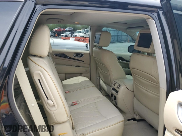 2014 Infiniti QX60 with VIN 5N1AL0MM8EC542358, listed as a Copart auction lot 61184495 with 31,859 mi miles and Salvage title. Bid and sale history available at DreamBid. Image 11.