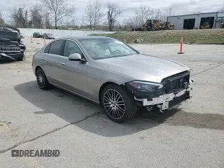 2023 Mercedes-Benz C 300 with VIN W1KAF4HB5PR097613, listed as a Copart auction lot 51051645 with 11,458 mi miles and Salvage title. Bid and sale history available at DreamBid. Image 10.
