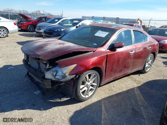 2009 Nissan Maxima 3.5 SV w/Sport Pkg with VIN 1N4AA51E89C853594, listed as a IAAI auction lot 41324993 with 1 mi miles. Bid and sale history available at carsss.com. Image 17.