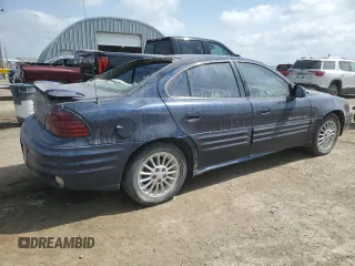 2001 Pontiac Grand Am SE1 with VIN 1G2NF52T31M547738, listed as a Copart auction lot 57442525 with 180,899 mi miles and Salvage title. Bid and sale history available at DreamBid. Image 3.