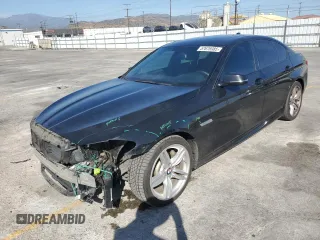 2015 BMW 5 Series 535i with VIN WBA5B1C56FG126910, listed as a Copart auction lot 57676985 with 177,836 mi miles and Salvage title. Bid and sale history available at DreamBid. Image 1.