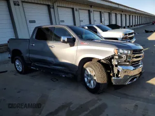 2021 Chevrolet Silverado 1500 LTZ with VIN 1GCUYGET5MZ298763, listed as a Copart auction lot 48281755 with 96,093 mi miles and Salvage Title. Bid and sale history available at DreamBid. Image 4.