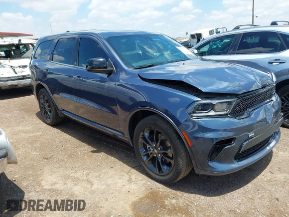 2021 Dodge Durango SXT Plus with VIN 1C4RDHAG6MC846496, listed as a IAAI auction lot 42398043 with 56,128 mi miles and . Bid and sale history available at DreamBid. Image 1.
