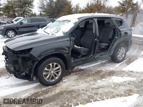 2019 Hyundai Santa Fe SE with VIN 5NMS2CAD9KH003200, listed as a IAAI auction lot 41541423 with 91,913 mi miles. Bid and sale history available at carsss.com. Image 18.