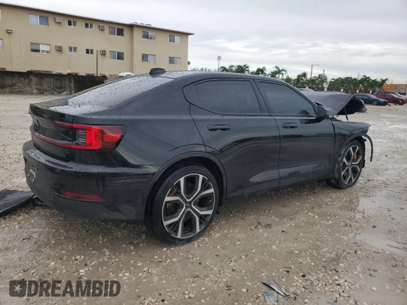 2023 Polestar 2 Performance with VIN YSMET3KA1PL127728, listed as a Copart auction lot 69483824 with 19,518 mi miles and Non Repairable. Bid and sale history available at DreamBid. Image 3.